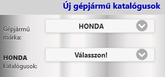 Új gépjármű katalógusok