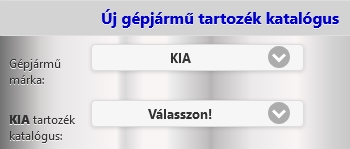 Új gépjármű tartozék katalógusok